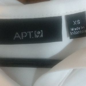 A sheer apt shirt extra small